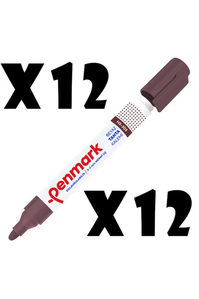 penmark Beyaz Tahta Kalemi Kaliteli Yuvarlak Uçlu 12 Adet (1 kutu)
