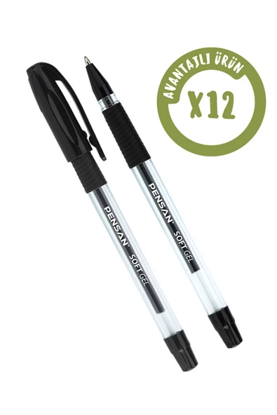 Dağtaş Kırtasiye Pensan Soft Gel 0.7 Jel Kalem 12 Adet - 7