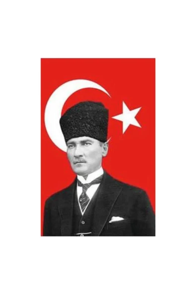 supertrend Atatürklü Saten Türk Bayrağı 100x150 cm