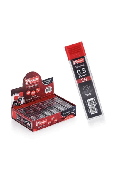 Dağtaş Kırtasiye Mikro 75mm 2B Kalem Ucu 0.5mm 24 Adet