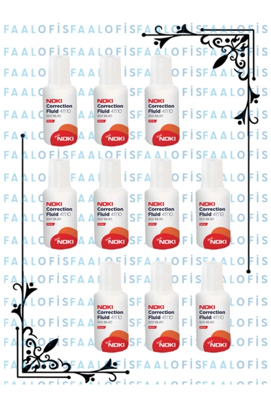 Noki 20 gr Sıvı Silici Daksil 10 Adet 1 Paket Beyaz - 4