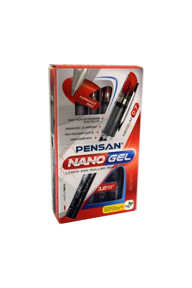 Dağtaş Kırtasiye Pensan 6020 Nano Gel Kalem 12 Adet