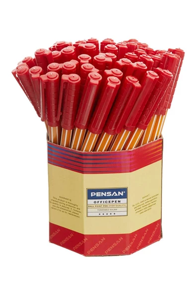Dağtaş Kırtasiye Pensan Ofis Pen 1010 Tükenmez Kalem 60 Adet - 2