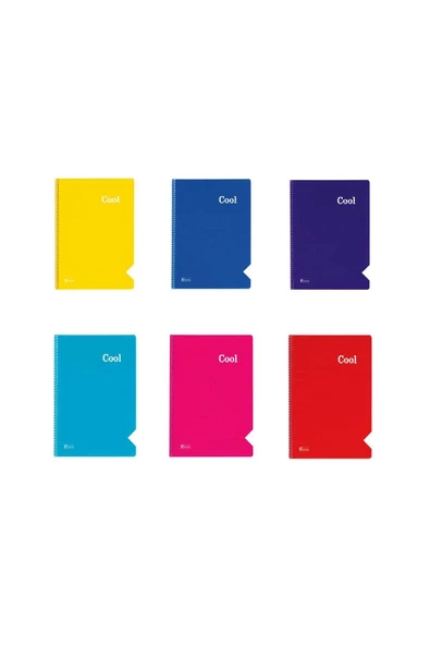 Keskin A4 Defter Çizgili PP Kapak 60 Yaprak Spiralli - Resim 8