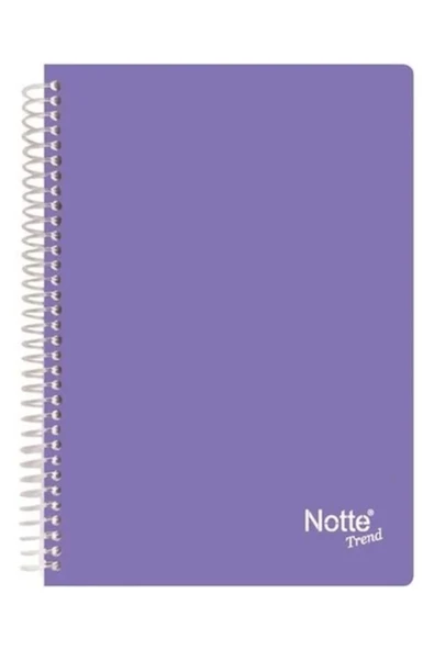 Notte Trend A4 80 Yaprak Kareli Defter Spiralli - 5