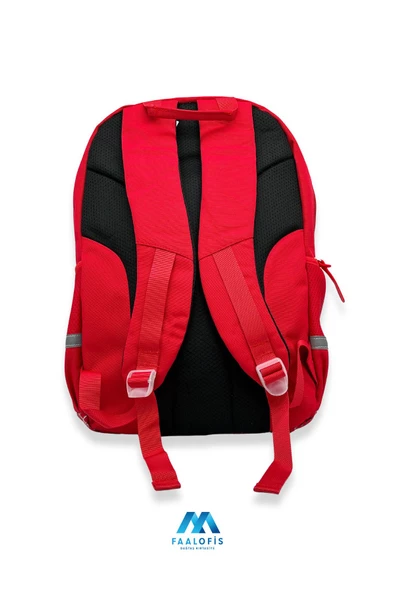 Color Bags Ultra Kalite İç Organizerli Reflektörlü Su Geçirmez Sırt Destekli Okul Çantası B3 - 5