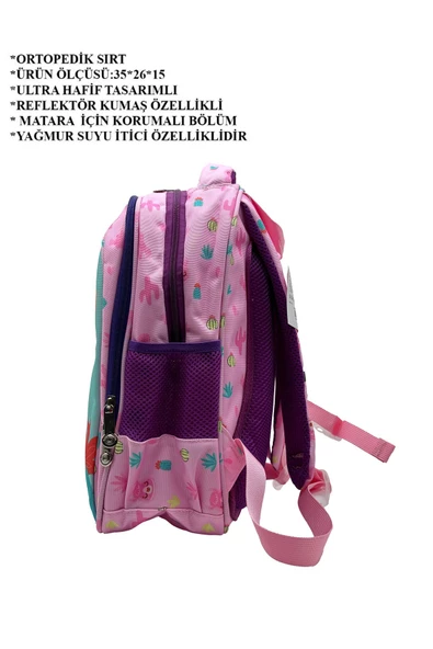 Color Bags Ortopedik Okul Çantası Yağmura Dayanıklı B11 - 7