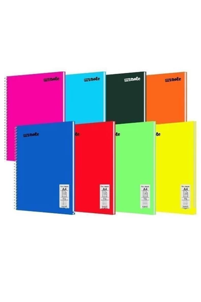 Mynote My Note Flex Neo 80 Yaprak Çizgili A4 Pvc Yumuşak Kapak Spiralli Defter - 7
