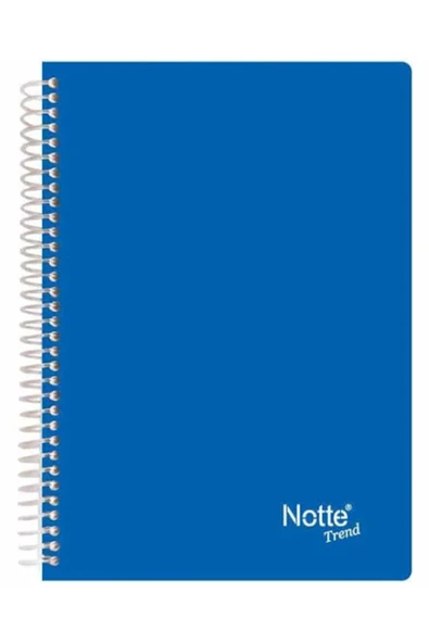 Notte Trend A4 100 Yaprak Çizgili Spiralli Defter - 6