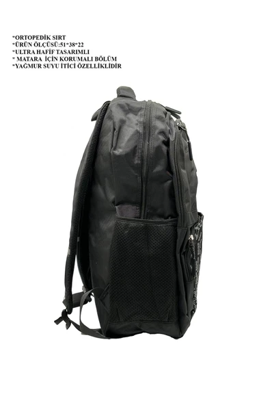 Color Bags Ortopedik Okul Çantası Yağmura Dayanıklı B9 - Resim 3