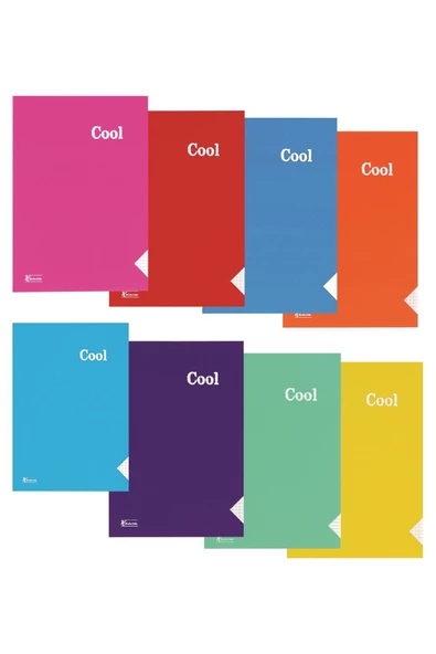 Keskin A5 96 Yaprak Kareli Defter Spiralli PP Kapak 1 Adet - 3