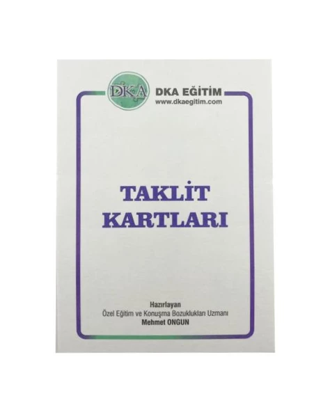 Taklit Oyun Kartları DKA