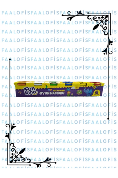Play Dough Funbino Oyun Hamuru 6'lı 1 Paket