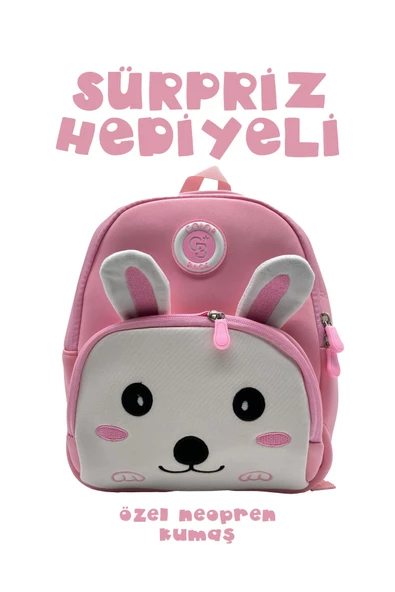 Color Bags Ortopedik Anaokulu Çantası Yağmura Dayanıklı Ebeveyn Emniyet Kemer Korumalı B12