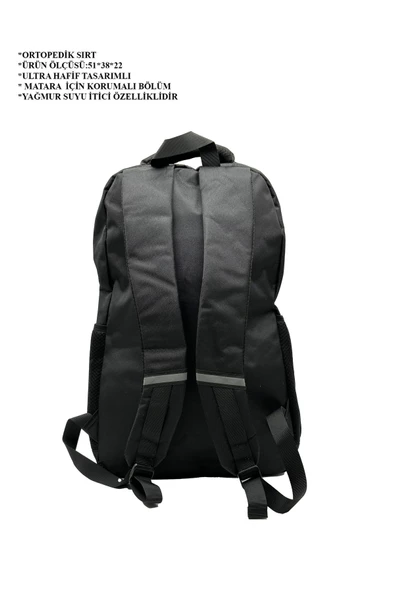 Color Bags Ortopedik Okul Çantası Yağmura Dayanıklı B9 - Resim 4