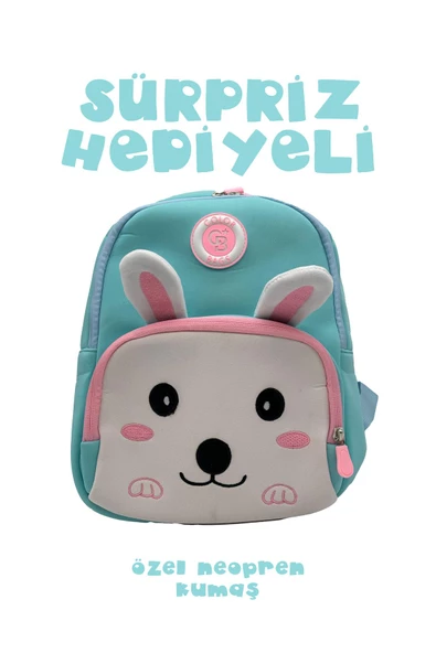 Color Bags Ortopedik Anaokulu Çantası Yağmura Dayanıklı Ebeveyn Emniyet Kemer Korumalı B12 - 5