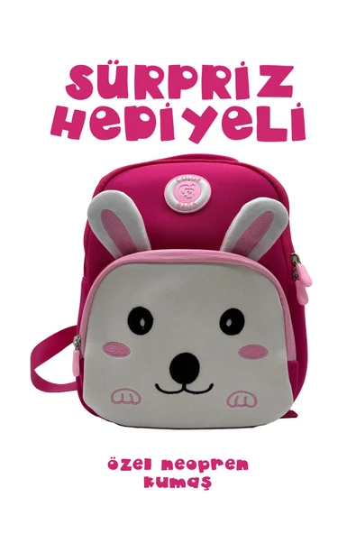 Color Bags Ortopedik Anaokulu Çantası Yağmura Dayanıklı Ebeveyn Emniyet Kemer Korumalı B12