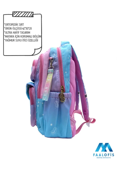 Color Bags Ultra Kalite Su Geçirmez Sırt Destekli Okul Çantası B6 - 3