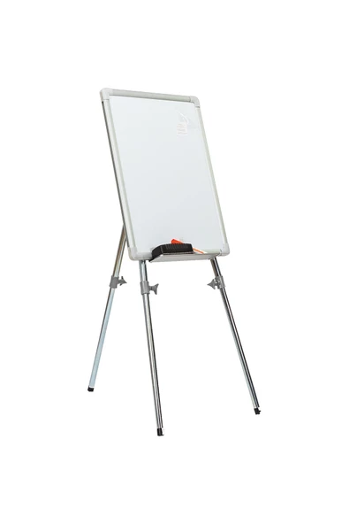 Dağtaş Kırtasiye Noki 70x100 Teleskopik Ayaklı Beyaz Yazı Tahtası Alüminyum Çerçeve Laminant Yüzey - 7