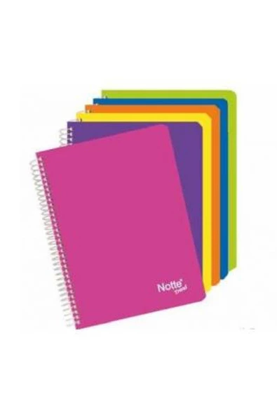 Notte Trend 60 Yaprak Kareli A5 Pvc Yumuşak Kapak Spiralli Defter - 7