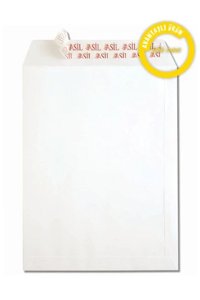 Dağtaş Kırtasiye Asil Doğan Torba Zarf 24X32 110 gr Silikonlu 1.Hamur 250 Adet - 6