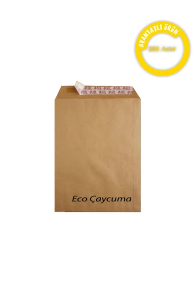 Dağtaş Kırtasiye Asil Doğan Torba Zarf 26X35 Eco Çaycuma 125 gr Silikonlu 250 Adet - 5