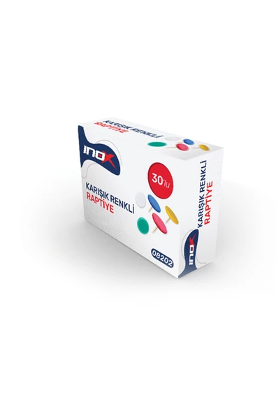 Dağtaş Kırtasiye INOX KARIŞIK RENKLİ RAPTİYE 30'LU - Resim 8