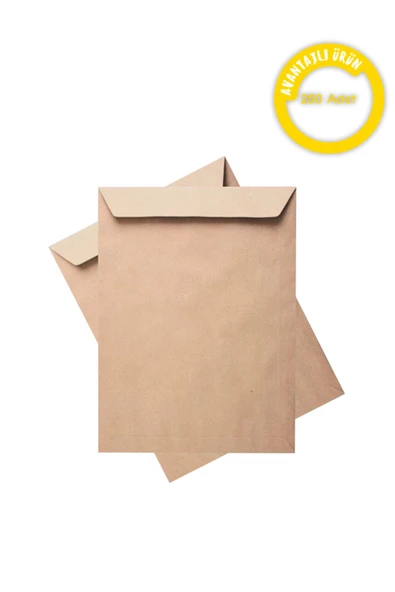 Dağtaş Kırtasiye Asil Doğan Torba Zarf 37x45 90 gr Silikonlu 250 Adet - 5