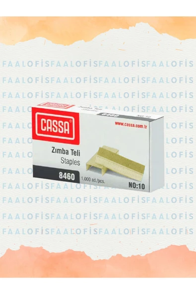 Cassa Zımba Teli No:10 1000X10 Adet Gold Nikel Kararmayan Dayanıklı Malzeme - 8