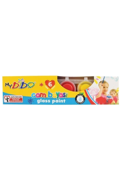 Dağtaş Kırtasiye My Dido Cam Boya 6x22ml