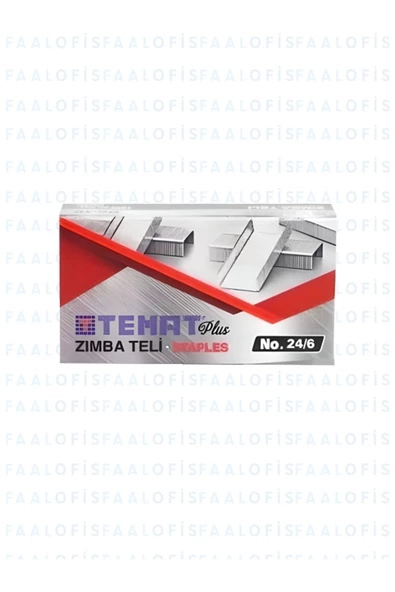 Temat Plus Zımba Teli 1 Kutu 24/6 Gümüş Renk - 8