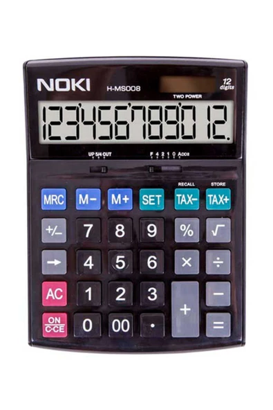Dağtaş Kırtasiye Noki H-MS008 Hesap Makinesi 12 Haneli - 2