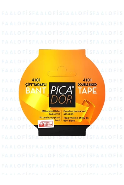 Picador 5 Adet Yüksek Kalite Çift Taraflı Bant 25x25 - 7