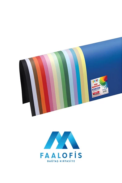 Dağtaş Kırtasiye PUTİ FON KARTONU 25x35 CM 10 LU KARIŞIK RENK - Resim 7