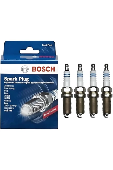 Bosch ATEŞLEME BUJİSİ FR8KC KALEM BUJİ TEK TIRNAK UNİVERSAL COROLLA 1.3-1.6 4 AFE MOTOR 4 adet takım - 1