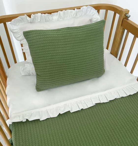 Pike Takımı Bebek Örgü Desen-Haki - 3