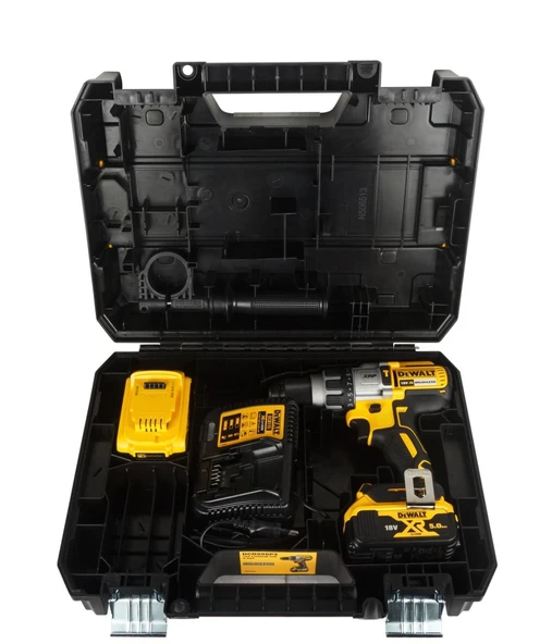 Dewalt 18V 5.0 Ah Li-ion Çift Akülü Kömürsüz Profesyonel Darbeli Matkap DCD996P2-QW - 6