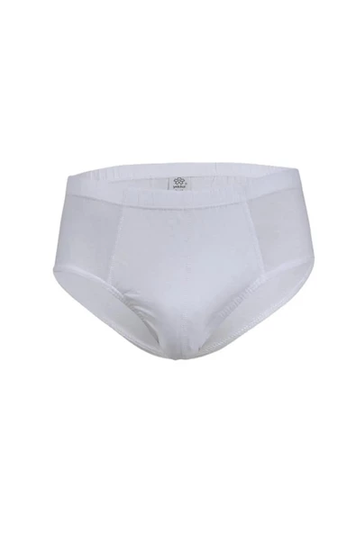 Yıldız Erkek Süprem Slip Külot 03- 12 Adet  Beyaz M - 2