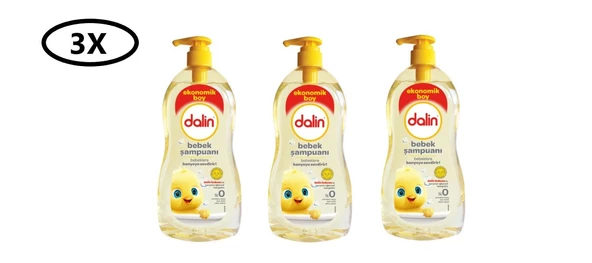 Dalin Bebek Şampuanı 900 ml X 3 Adet