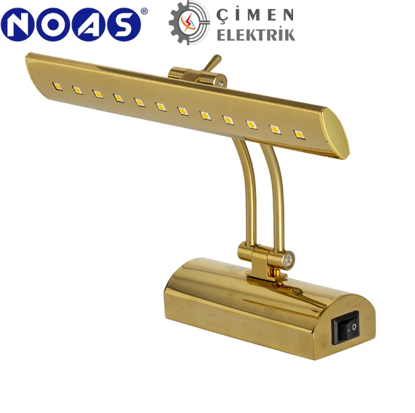 Noas YL85 2502 Gold Kasa Sevilla Led Aplik 5W 3200K Gün Işığı