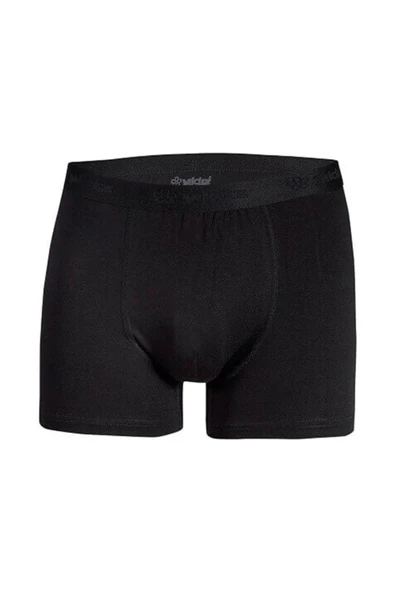 Yıldız Erkek Modal Likralı Boxer 37/42 - 12 Adet  Siyah 3XL - 2