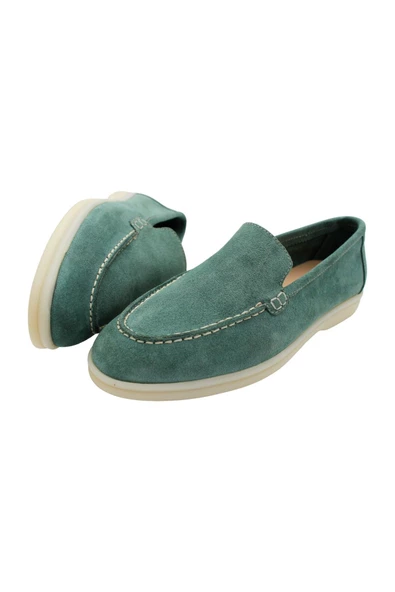 Hakiki Deri Süet Kadın Ayakkabı - 4