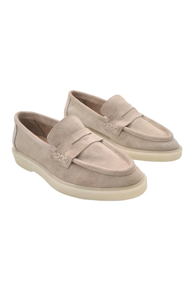 Gerçek Deri Premium Süet Rahat Günlük Kadın Ayakkabı - 5