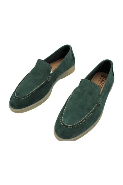 Hakiki Deri Süet Kadın Ayakkabı - 7