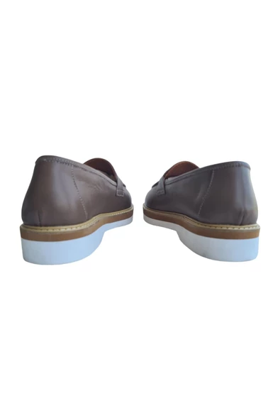 Gerçek Deri Vizon Günlük Kadın Ayakkabı - Resim 7