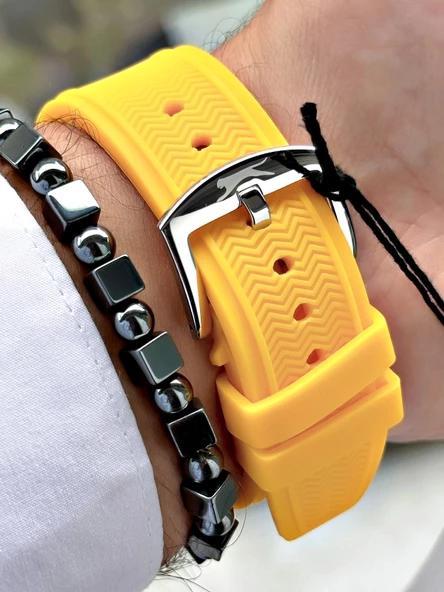 Slazenger SL.9.2379.2.06 Silikon Kordon Erkek Kol Saati - Resim 2