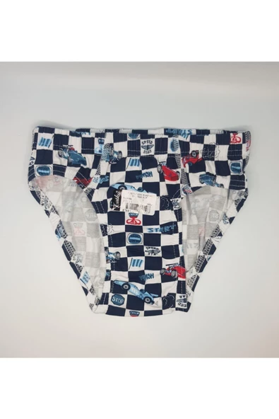 Tutku 0255 Erkek Çocuk Elastan Slip Külot 6 Adet  Karışık Renk 5 (9-10 YAŞ) - Resim 4