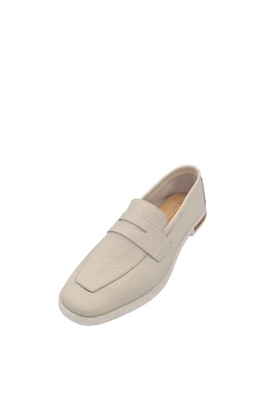 Hakiki Deri Saraçlı Fiyonk Günlük Kadın Ayakkabı Babet Loafer Makosen - 2