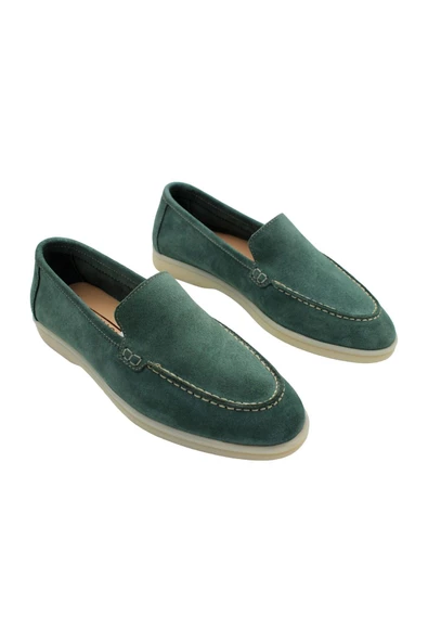 Hakiki Deri Süet Kadın Ayakkabı - 2