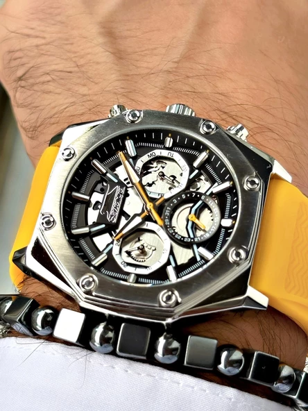 Slazenger SL.9.2379.2.06 Silikon Kordon Erkek Kol Saati - Resim 4